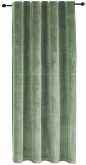 Haus und Deko Gardine Verdunkelungsvorhang Samt weich Vorhang Kräuselband blickdicht Gardine (1 St), Kräuselband, Polyester