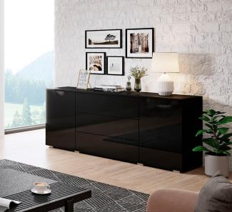 INOSIGN Sideboard PARIS (1 St), Moderne 150cm breite grifflose Kommode, vielseitig einsetzbar