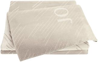 Wohndecke J! Select, 150 x 200 cm, Beige, Creme, JOOP!, wendbar, waschbar