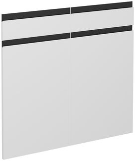 Küchenfront R-Line Weiß 79.2 x 70.8 cm Möbelfront für den Schubladenunterschrank Vicco