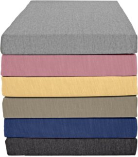 KUM Spannbettlaken Polycotton Spannbetttuch, Polycotton, Gummizug: rundum, (1 Stück)