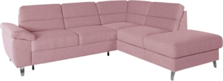 sit&more Ecksofa Sorano L-Form, wahlweise mit Bettfunktion und Bettkasten