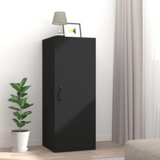 vidaXL Hängeschrank Schwarz 34,5x34x90 cm Holzwerkstoff 812439