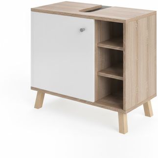 Waschbeckenunterschrank Senyo Weiß 60 x 54 cm Vicco