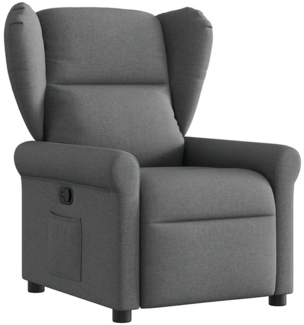 vidaXL Relaxsessel Dunkelgrau Stoff 4015657
