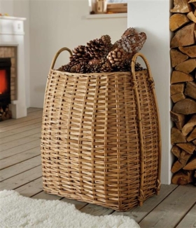 Universalkorb "Maxi" aus Weide, XXL Weidenkorb, Wäschekorb, Spielzeugkorb, Flechtkorb, Aufbewahrungskorb