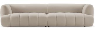 Micadoni Modulares Sofa Harry 4-Sitzer Samtstoff Ecru