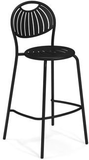 2er Set Coupole Barhocker schwarz