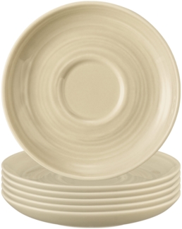 Seltmann Weiden Terra Teeuntertasse ø 13,5 cm 6er Set - Sandbeige