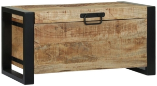 vidaXL Aufbewahrungsbox Lagertruhen 40 x 30 x 30 cm aus massivem -Holz und Metall (1 St)