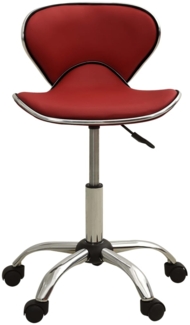 vidaXL Bürostuhl Weinrot Kunstleder 3088631
