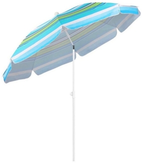 Sekey Balkonschirm 200cm Sonnenschirm Rund Gartenschirm Terrassenschirm mit UV-Schutz 50, Balkonschirm höhenverstellbar, Stabiler Sonnenschirm knickbar