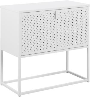 Newton Sideboard weiß Kommode Board Schrank Anrichte Wohnzimmer Ablage modern