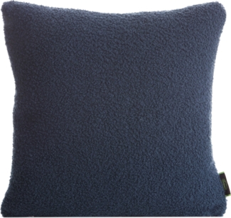 Kissenbezug Bouclee dunkelblau 45x45 marine