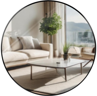 TPFLiving Spiegel Mirava (Großzügiger Spiegel mit starker Raumwirkung, Ideal als Statement-Piece über Sideboards), Erweitert optisch kleine Räume deutlich