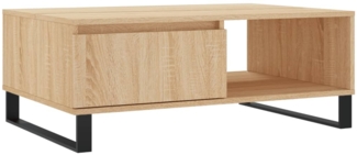 Couchtisch, Sofatisch Sonoma-Eiche 90x60x35 cm Holzwerkstoff