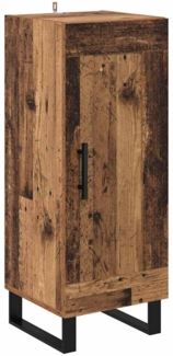 vidaXL Sideboard Altholz 34,5 x 34 x 90 cm Verbundholz und Eisen 881654