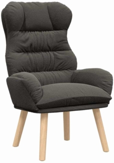 vidaXL Entspannungsstuhl Dunkelgrau 69 x 74 x 93 cm Stoff 42001883