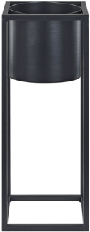 Blumentopf mit Beinen IDRA Metall 15 cm Schwarz