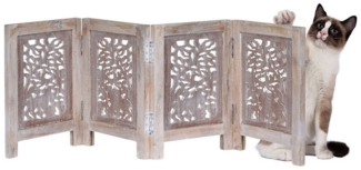 Marrakesch Orient & Mediterran Interior Paravent Tischparavent aus Holz Flavi 122cm