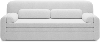 Eltap Elioss Sofa (Royal 01) mit Schlaffunktion, Weiß, 95 x 96 x 197 cm