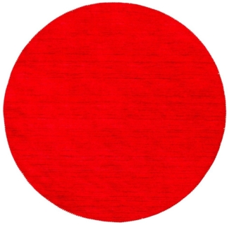 THEKO Wollteppich Natur Teppich Indo Gabbeh Ella Rund, Rund, Höhe: 18 mm