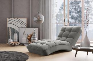 Wohnideebilder Loren Grau Chaiselongue CH-LOR-04GO