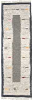 Morgenland Läufer Kelim - Trendy - 250 x 80 cm - grau