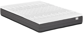 Vente-unique - Set aus Taschenfederkernmatratze 160 x 200 cm - Stärke 20 cm + Topper - 7 Zonen - Memory Schaum - Stärke 5 cm - AMBRACIE von YSMÉE