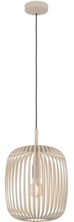 Eglo 900496 Hängeleuchte ROMAZZINA E27 1X40W sandfarben H:110cm Ø32. 5cm dimmbar