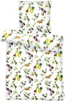 APELT Bettwäsche Limone Gots, Mako-Satin, 2 teilig, Bio-Baumwolle, Pflegeliecht