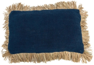 Der Saint Tropez Kissenbezug - Blau Natur - 30x50 - Blau Natur - 30x50x10cm