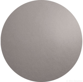 ASA Tabletops Tisch-Set 38 cm rund cement Lederoptik