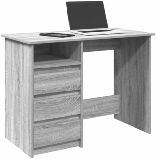 vidaXL Schreibtisch Grau Sonoma 102x50x75 cm Holzwerkstoff 860468
