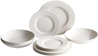 Villeroy & Boch Manufacture Rock Blanc Tafelservice 12-teilig - DS