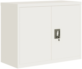 vidaXL Aktenschrank Weiß 90x40x70 cm Stahl 339720