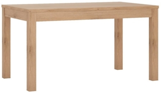 Esstisch erweiterbar 140-180 cm SANFORD-129 in Eiche hell Nb, B/H/T: ca. 180/77/85 cm