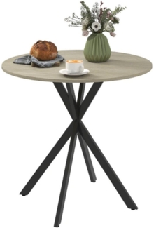XDeer Esstisch Esstisch, Runder Küchentisch, 80 cm, kompakte, kompakte Tischplatte,Küchentisch