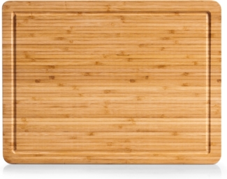 neuetischkultur mit Saftrille Schneidebrett Bambus