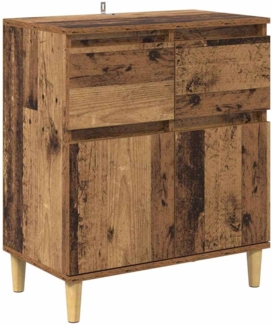 vidaXL Sideboard mit Schubladen Altholz 60 x 35 x 70 cm Holzwerkstoff 881209