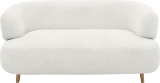 andas 2-Sitzer Tistam Runde Form, perfektes Einzelstück, organische Form, Füße aus massivem Holze