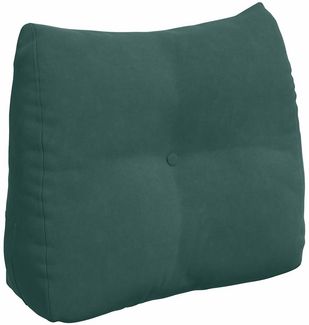 vidaXL Rücken Kissen Dunkelgrün 60 x 24 x 50 cm Samt 42014402
