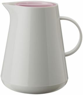 Rig-Tig Hottie Isolierkanne, Teekanne, Kaffeekanne, Kanne, Kunststoff, Glas, Grey, Rose, 1 L, Z00026-1