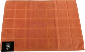 ROSS Hotelmatte Unifond, Höhe 10 mm, beidseitig nutzbar, fußbodenheizungsgeeignet, schnell trocknend, Baumwolle, rechteckig, besonders weich, Badezimmerteppich, uni