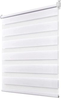 Doppelrollo Fensterrollos Ohne Bohren, Vkele, 200cm/230cm, Sonnenschutz, Lichtdurchlässig und Verdunkelnd.