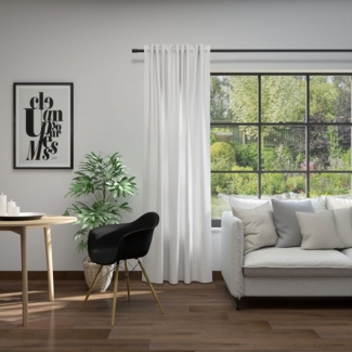 Neutex for you! Vorhang Linessa (1 St), verdeckte Schlaufen, blickdicht, Jacquard, Schal mit verdeckten Schlaufen, Breite 137 cm, nach Maß