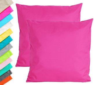 JACK Kissenbezüge JACK 2er Set Outdoor Kissenhülle Kissenbezug 45x45cm Wasserfest, (2 Stück), robust und strapazierfähig, Wasserabweisend, für Innen & Außen