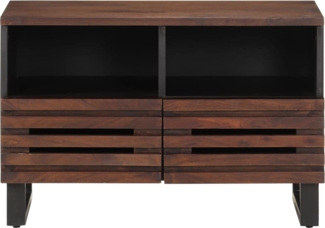 vidaXL TV-Schrank Braun 70x34x46 cm Massivholz Mango 377443