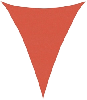 vidaXL Sonnensegel 160 g/m² Dreieckig Terrakottarot 5 x 7 x 7 m HDPE 311374