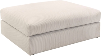 Home affaire Polsterhocker Soft&Cosy XL, B: 101 cm, Mega-Hocker, in Cord oder Chenille-Struktur wählbar